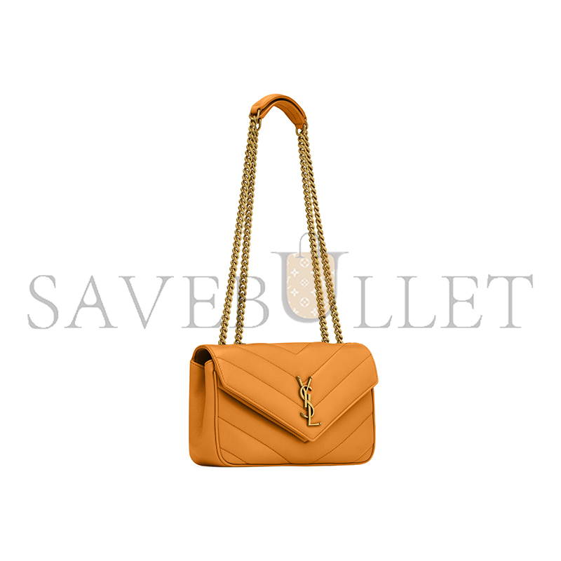 YSL LOULOU SMALL IN MATELASSÉ LAMBSKIN 801437AAEAX7923 (24*14*6cm)